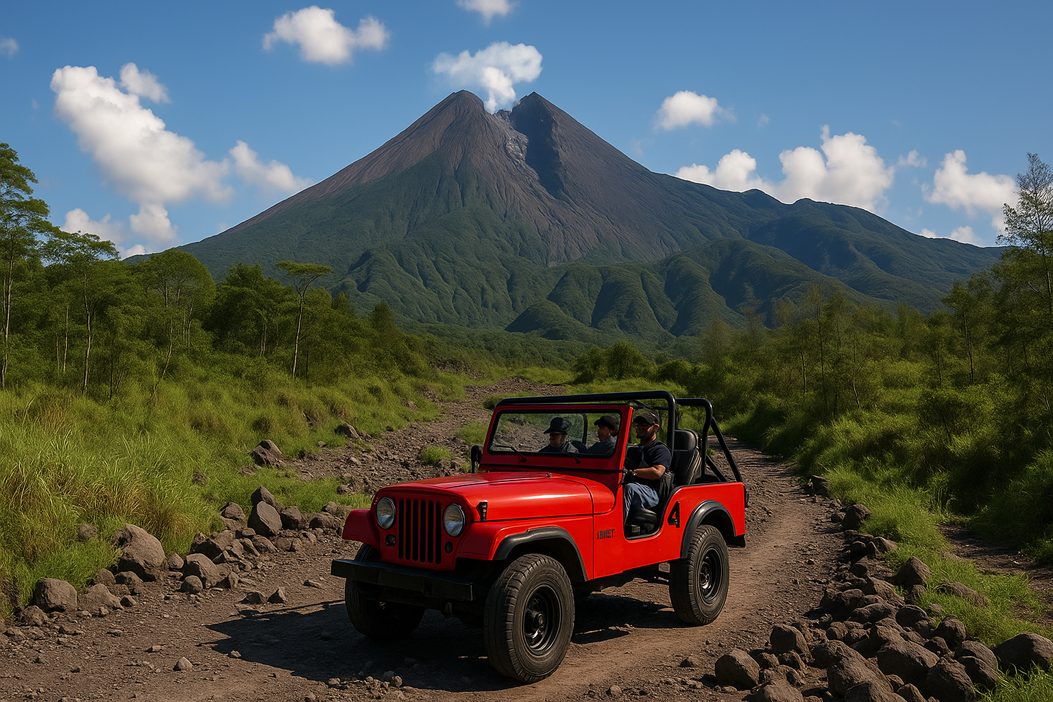 jogja travels jeep lava tour at merapi volcano